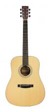 BACH-833SN Dreadnought model solid top satin