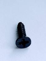 Vrut 3,0x12mm černý PLOCHÁ HLAVA
