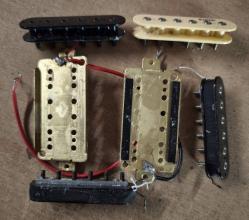 ČÁSTI A KRYTKY HUMBUCKER SNÍMAČŮ