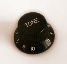 KNOB ST BLACK TONE