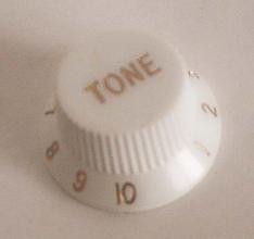 KNOB ST WHITE TONE