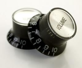 KNOB VINTAGE BLACK VOLUME